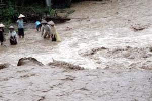 Nguy cơ ngập úng và sạt lở đất tại các tỉnh miền núi phía Bắc