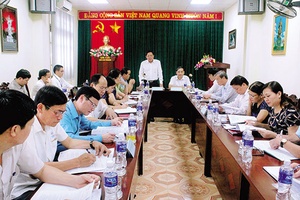 UBND tỉnh làm việc về lĩnh vực công thương
