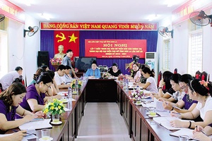 Hội nghị tham gia ý kiến vào dự thảo Báo cáo chính trị trình Đại hội đại biểu phụ nữ tỉnh lần thứ XII