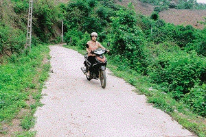 Bắc Yên: Thêm gần 12km đường giao thông nông thôn được kiên cố hóa