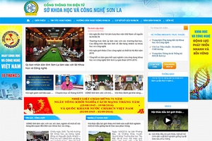 Trang thông tin điện tử Sở Khoa học và Công nghệ Sơn La