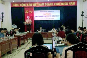 Công bố phương án tổ chức kì thi THPT quốc gia năm 2017