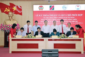 Agribank Sơn La: Ký thỏa thuận và quy chế phối hợp thực hiện chính sách tín dụng