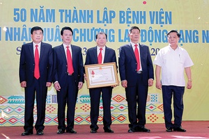 Bệnh viện Phục hồi chức năng tỉnh: Kỷ niệm 50 năm Ngày thành lập và đón nhận Huân chương Lao động hạng Nhì