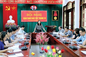 Hội nghị giao ban báo chí tháng 10