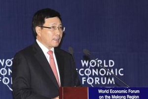 Diễn đàn Kinh tế thế giới về khu vực Mê Công 2016