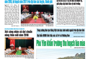 Báo Sơn La, Thứ 5 ngày 3-11-2016