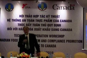 Hợp tác giữa Canada và Việt Nam về quản lý an toàn thực phẩm