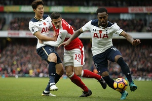 Arsenal và Tottenham níu chân nhau trong trận derby Bắc London