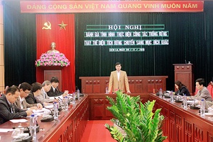 Hội nghị đánh giá tình hình thực hiện công tác trồng rừng thay thế