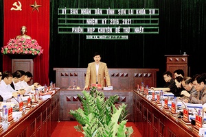 Phiên họp chuyên đề thứ nhất, UBND tỉnh khóa XIV