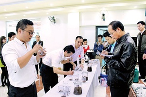 Hội thảo đánh giá cảm quan đối với cà phê nhân và cà phê bột tại Sơn La