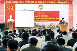 Ủy ban MTTQ Việt Nam tỉnh: Hội nghị tập huấn xây dựng nông thôn mới, văn minh đô thị năm 2016