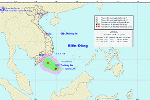 Áp thấp trên biển Đông có khả năng mạnh thêm, khu vực Nam Bộ đề phòng lốc xoáy và dông mạnh