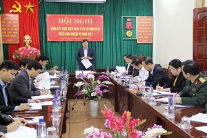 Hội nghị tổng kết thực hiện quy chế dân chủ ở cơ sở năm 2016, triển khai nhiệm vụ năm 2017