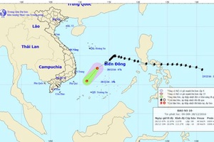 Tiếp tục theo dõi chặt chẽ diễn biến của áp thấp nhiệt đới