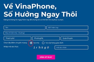 VinaPhone tăng ưu đãi đón thuê bao trả trước chuyển mạng giữ số