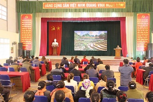 Lễ Khởi động Dự án thí điểm phát triển chuỗi giá trị rau VietGAP Vân Hồ do phụ nữ làm chủ