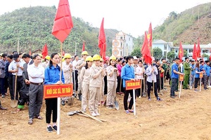 Mường La: Phát động Tết trồng cây 