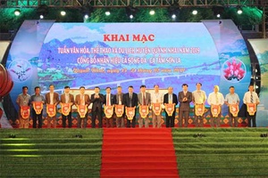 Khai mạc Tuần Văn hóa, Thể thao và Du lịch huyện Quỳnh Nhai  năm 2019; công bố nhãn hiệu Cá sông Đà – Cá tầm Sơn La