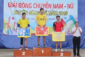 Giải bóng chuyền nam - nữ huyện Sông Mã năm 2019