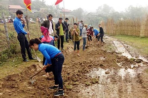 Đoàn xã Dồm Cang: Chương trình Xuân tình nguyện 2019