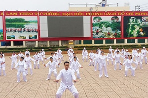 Mộc Châu: Chương trình giao lưu văn nghệ - thể dục dưỡng sinh