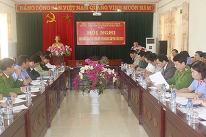 Hội nghị giao ban công tác phối hợp liên ngành cấp tỉnh năm 2019