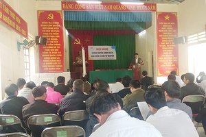 Hội nghị tuyên truyền chính sách BHXH tự nguyện tại xã Vân Hồ