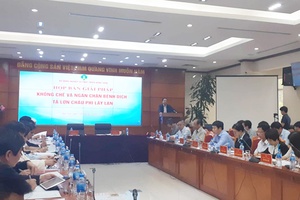Họp khẩn về khống chế dịch tả lợn châu Phi