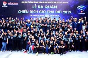 Khẳng định vai trò của tuổi trẻ trong Chiến dịch Giờ Trái đất năm 2019