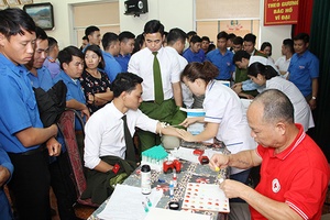 Ngày hội thanh niên hiến máu tình nguyện năm 2019