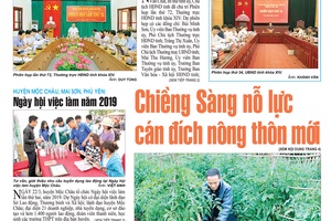 Báo Sơn La, Thứ 2 ngày 25/3/2019