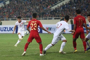 Vòng loại U23 châu Á 2020: Việt Nam đánh bại Indonesia ở phút 90+4