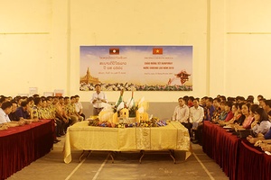 Trường Cao đẳng Sơn La: Chương trình Tết cổ truyền Bunpimay cho lưu học sinh Lào 
