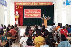 Thuận Châu: Tuyên truyền, vận động về dân số, sức khỏe sinh sản, KHHGĐ   