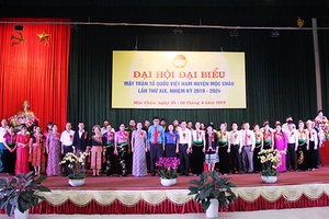 Đại hội đại biểu MTTQ Việt Nam huyện Mộc Châu lần thứ XIX, nhiệm kỳ 2019 – 2024