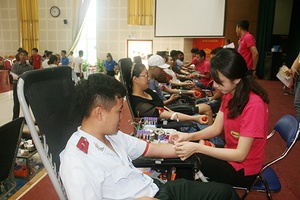 Mộc Châu: Hơn 500 người tham gia Ngày hội hiến máu tình nguyện năm 2019