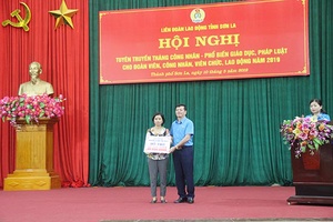LĐLĐ tỉnh: Hội nghị tuyên truyền Tháng Công nhân và phổ biến giáo dục pháp luật cho đoàn viên, công nhân, viên chức, lao động năm 2019