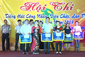 LĐLĐ huyện Phù Yên: Hội thi tiếng hát công nhân viên chức lao động năm 2019