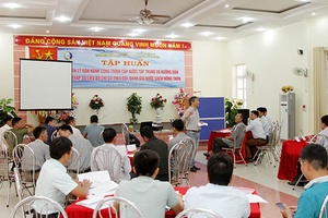 Tập huấn quản lý vận hành công trình cấp nước tập trung năm 2019