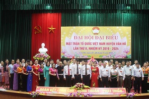 Đại hội đại biểu Mặt trận Tổ quốc Việt Nam huyện Vân Hồ lần thứ II, nhiệm kỳ 2019-2024