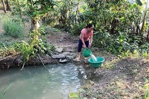 Cần có giải pháp khắc phục tình trạng thiếu nước sinh hoạt ở Tường Thượng