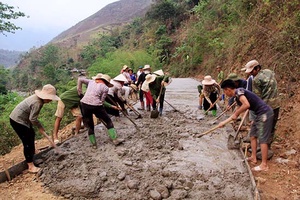 Bắc Yên: Hơn 44 tỷ đồng thực hiện Chương trình xây dựng nông thôn  mới