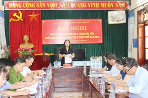 Ban Chỉ đạo cải cách tư pháp thành ủy: Triển khai nhiệm vụ trọng tâm 6 tháng cuối năm 2019