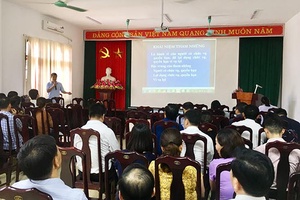 Sở Y tế: Tập huấn công tác phòng, chống tham nhũng, tiếp công dân, xử lý đơn thư năm 2019