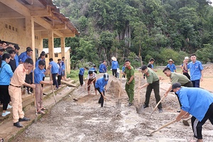 Huyện Đoàn Quỳnh Nhai: Lễ ra quân Chiến dịch Thanh niên tình nguyện hè năm 2019