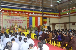 Lễ khai pháp khóa an cư kết hạ PL.2563 - DL.2019