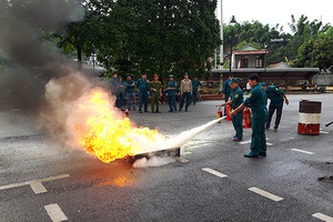 Đảng ủy Khối các cơ quan tỉnh: Huấn luyện tự vệ năm 2019 đạt loại giỏi