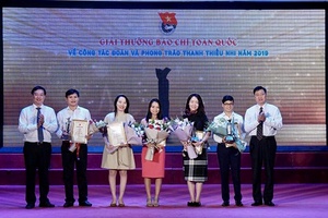 Trao giải thưởng báo chí toàn quốc về công tác Đoàn và phong trào thanh thiếu nhi 2019